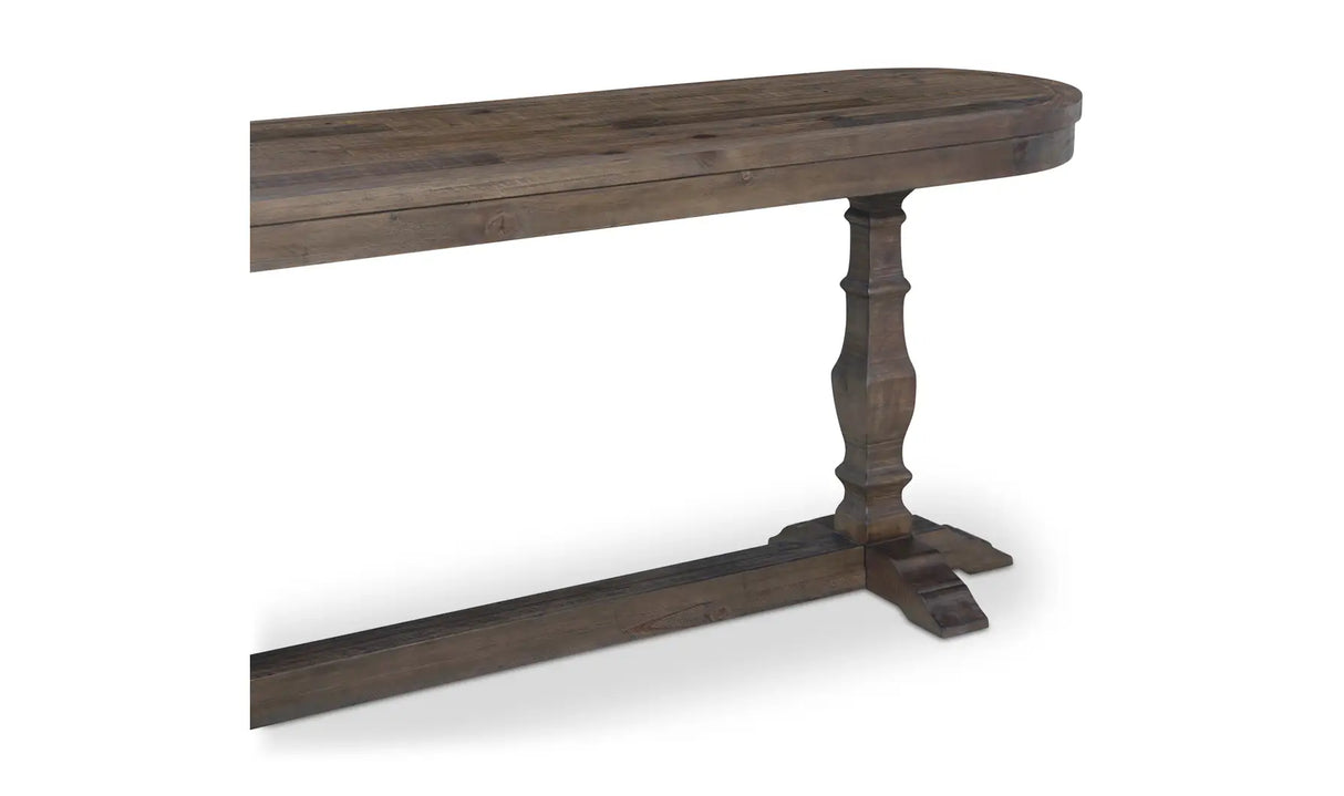 Georgia Console Table - Aged Brown by Moe's Home at Eve Furniture
