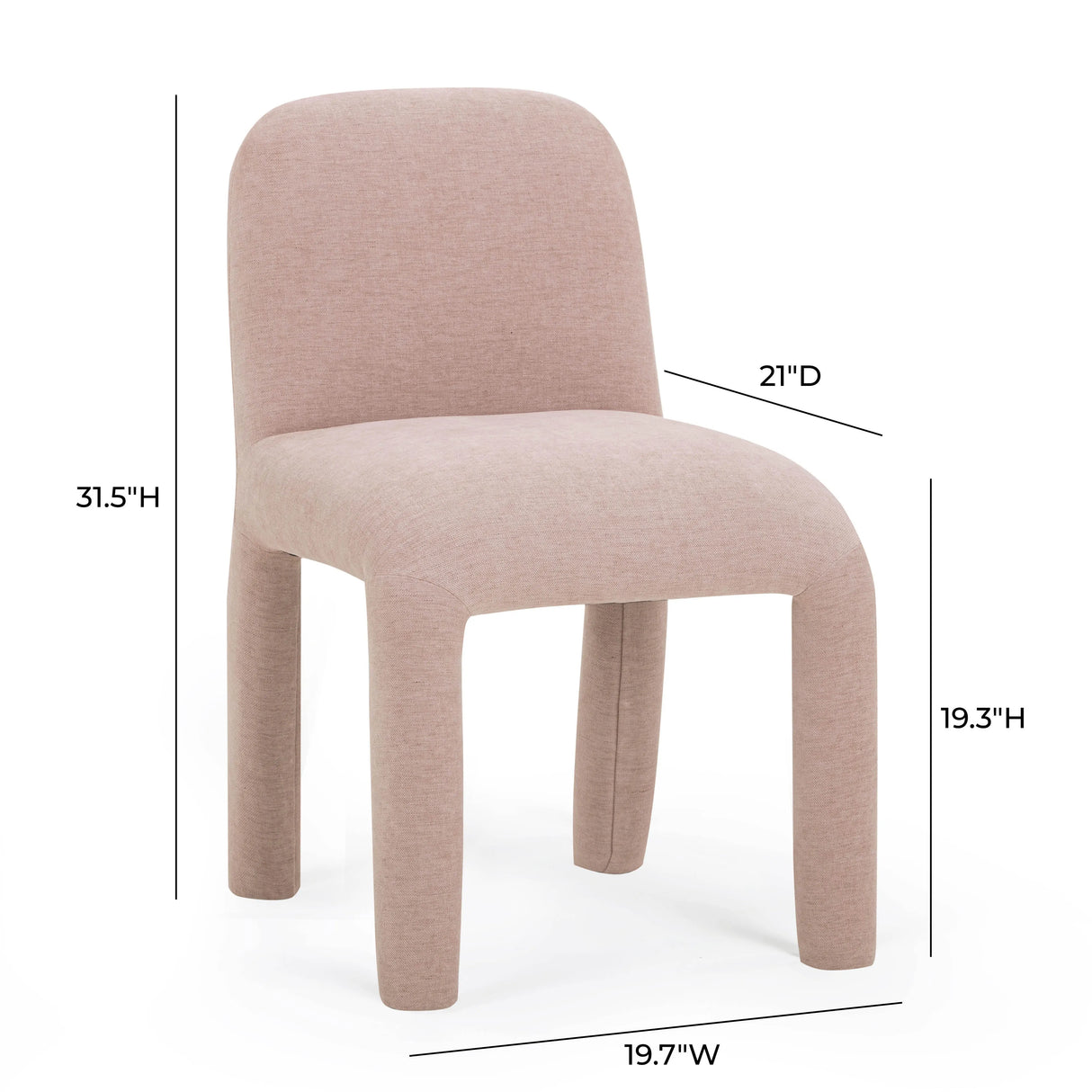 Georgia Performance Chenille Dining Chair by TOV Furniture at Eve Furniture
