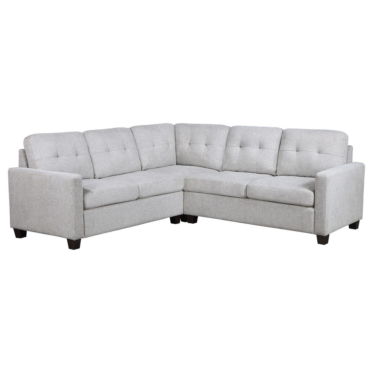 Georgina Beige Beige 3-Piece Sectional Sofa by Coaster at Eve Furniture