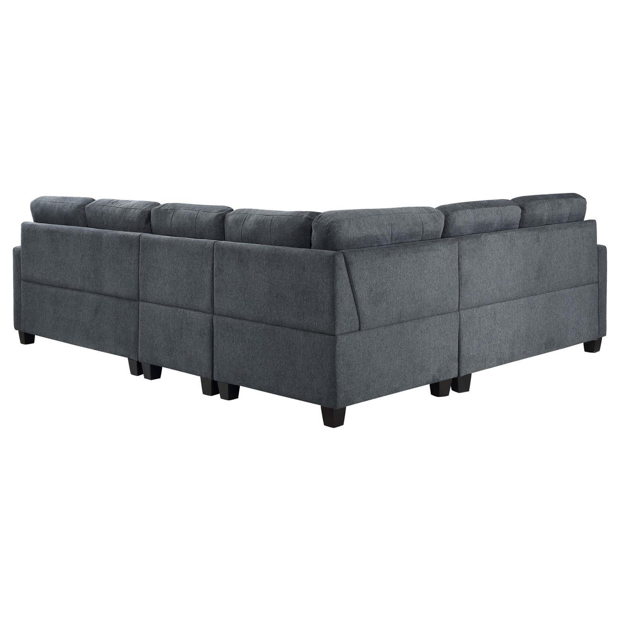 Georgina Steel Grey 4-piece Upholstered Modular Sectional Sofa by Coaster at Eve Furniture