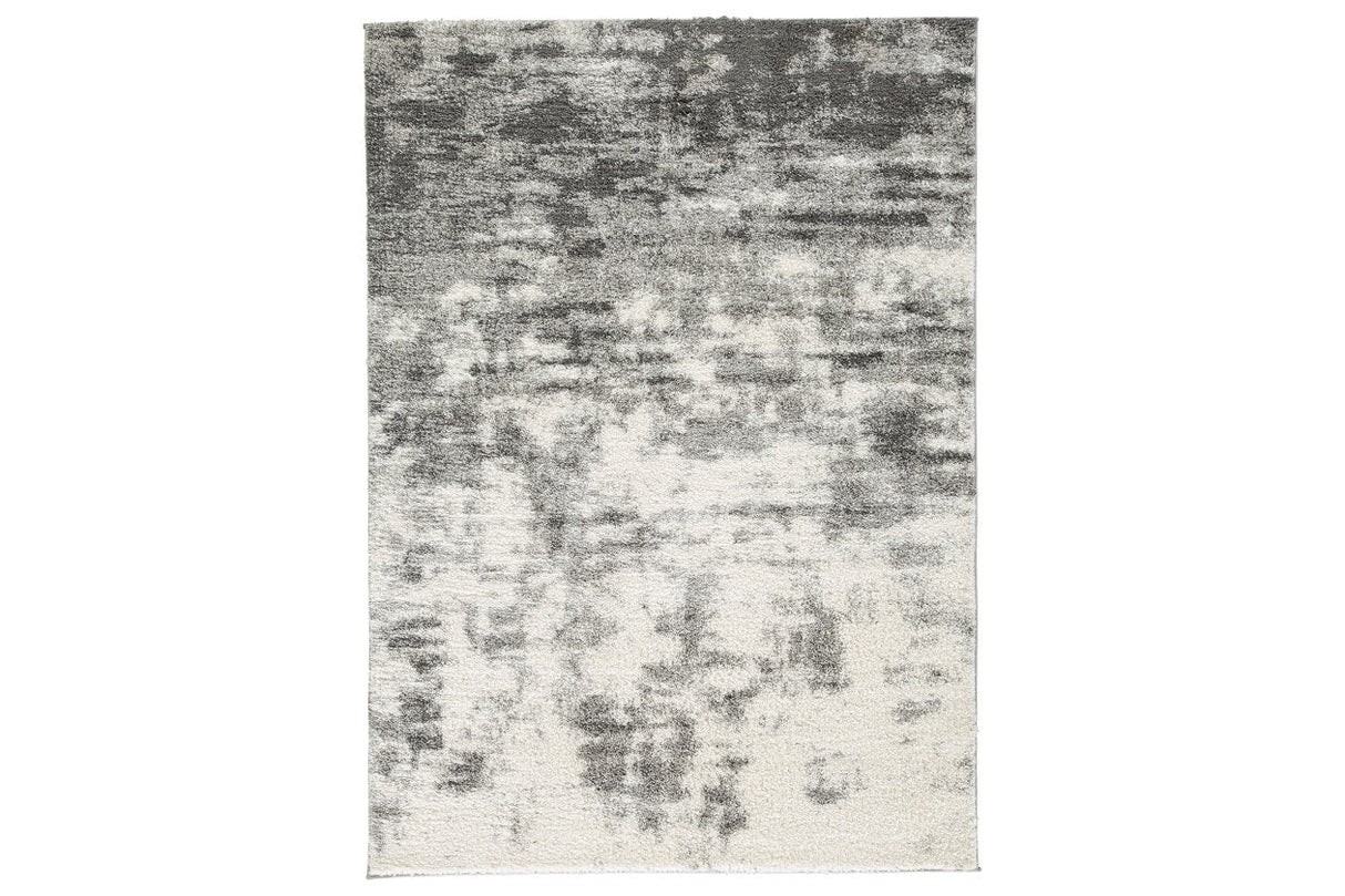 Gerdie Cream/Gray Medium Rug by Ashley at Eve Furniture