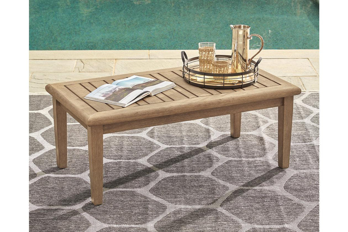 Gerianne Grayish Brown Coffee Table by Ashley at Eve Furniture