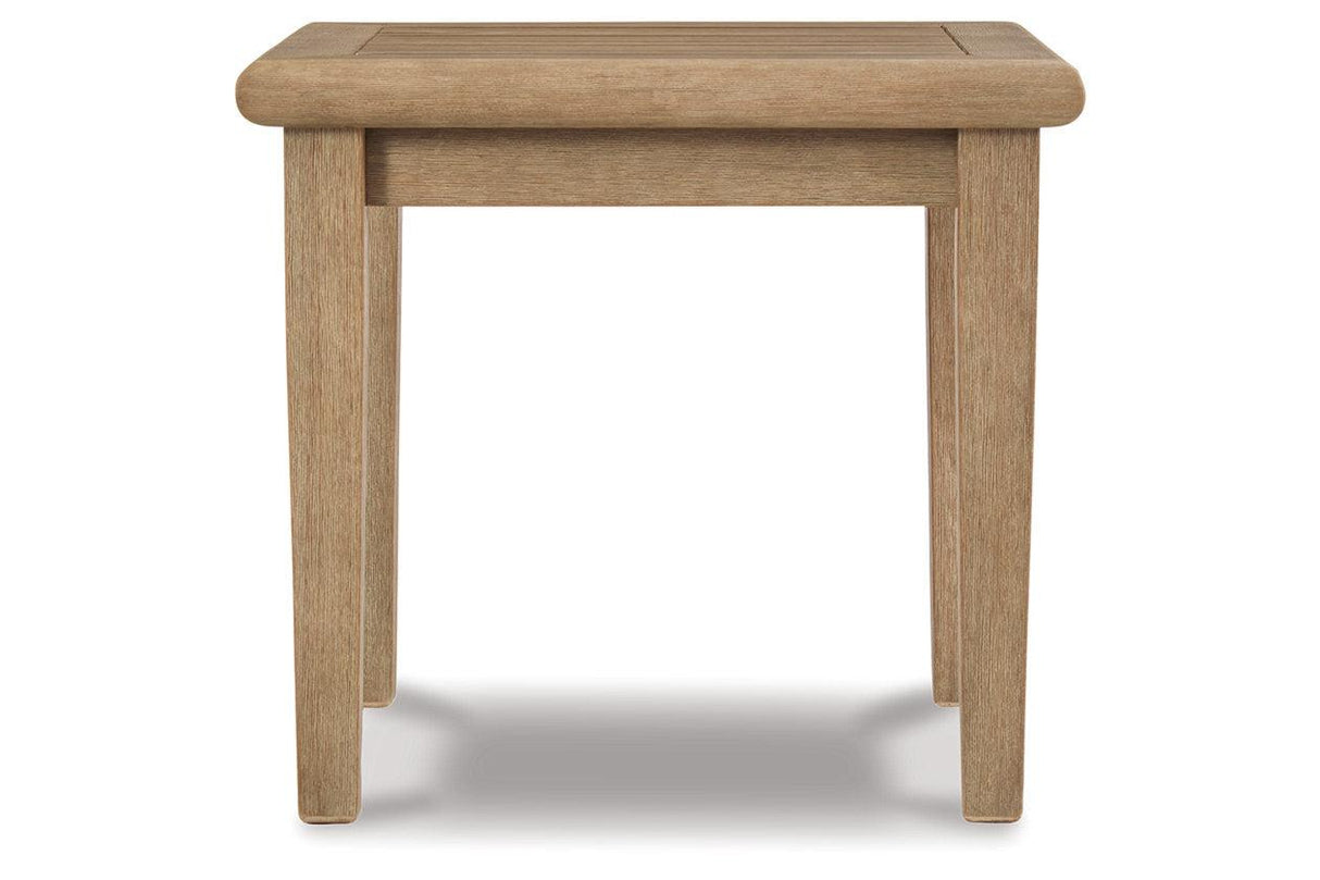 Gerianne Grayish Brown End Table by Ashley at Eve Furniture