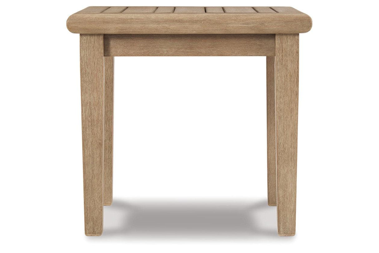 Gerianne Grayish Brown End Table by Ashley at Eve Furniture