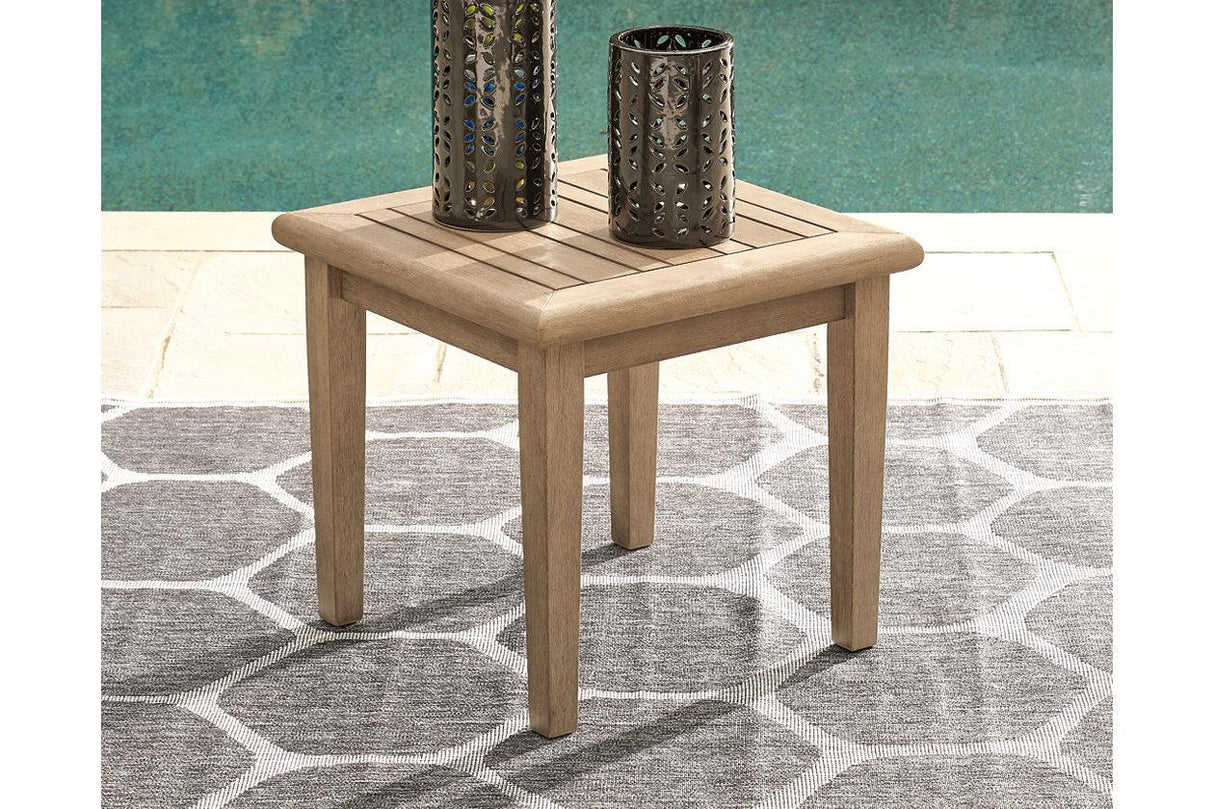 Gerianne Grayish Brown End Table by Ashley at Eve Furniture