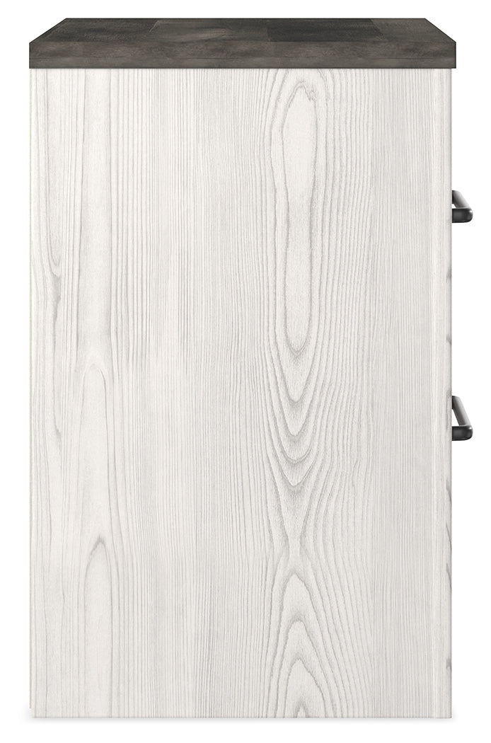 Gerridan White/Gray LED Panel Bedroom Set by Ashley at Eve Furniture