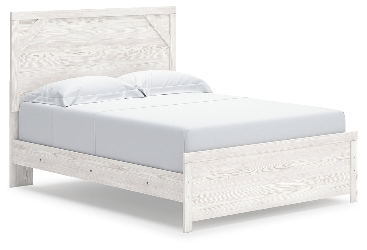 Gerridan White/Gray Panel Bedroom Set by Ashley at Eve Furniture