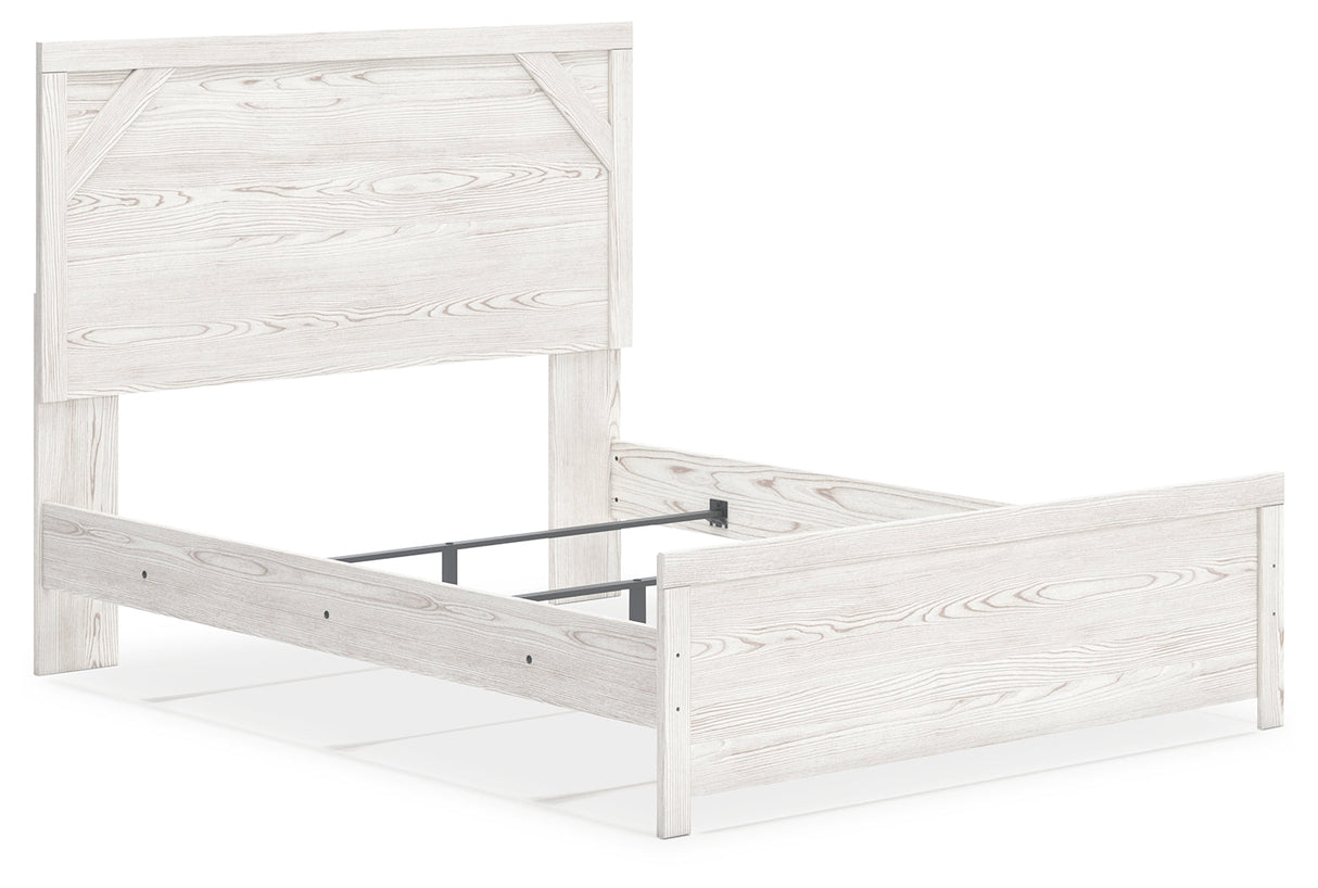 Gerridan White/Gray Panel Bedroom Set by Ashley at Eve Furniture