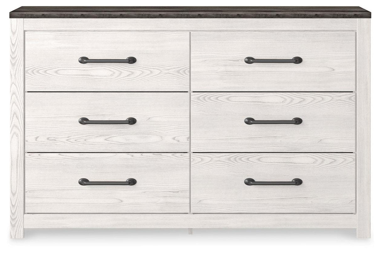 Gerridan White/Gray Dresser by Ashley at Eve Furniture