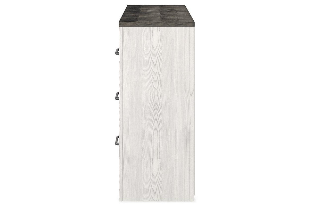 Gerridan White/Gray Dresser by Ashley at Eve Furniture