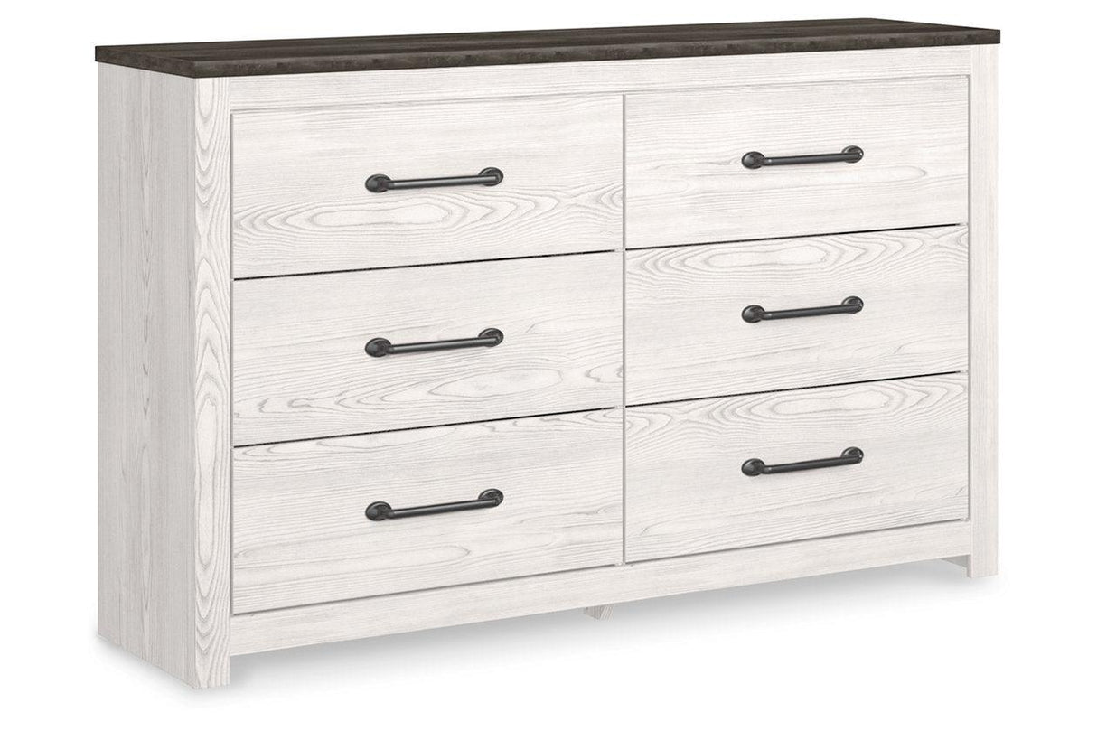 Gerridan White/Gray Dresser by Ashley at Eve Furniture
