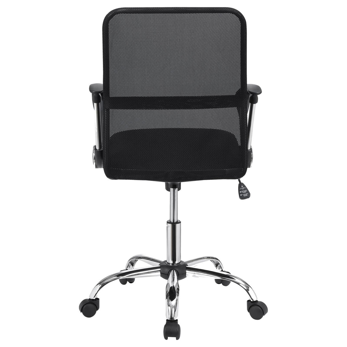 Gerta Black/Chrome Office Chair with Mesh Backrest by Coaster at Eve Furniture