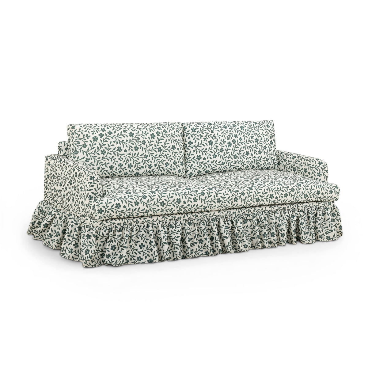Gertrude 90" Floral Performance Linen Weave Sofa by TOV Furniture at Eve Furniture