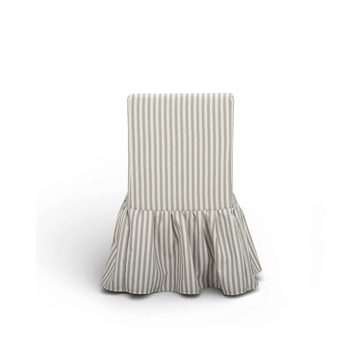 Gertrude Striped Performance Linen Skirted Dining Chair by TOV Furniture at Eve Furniture