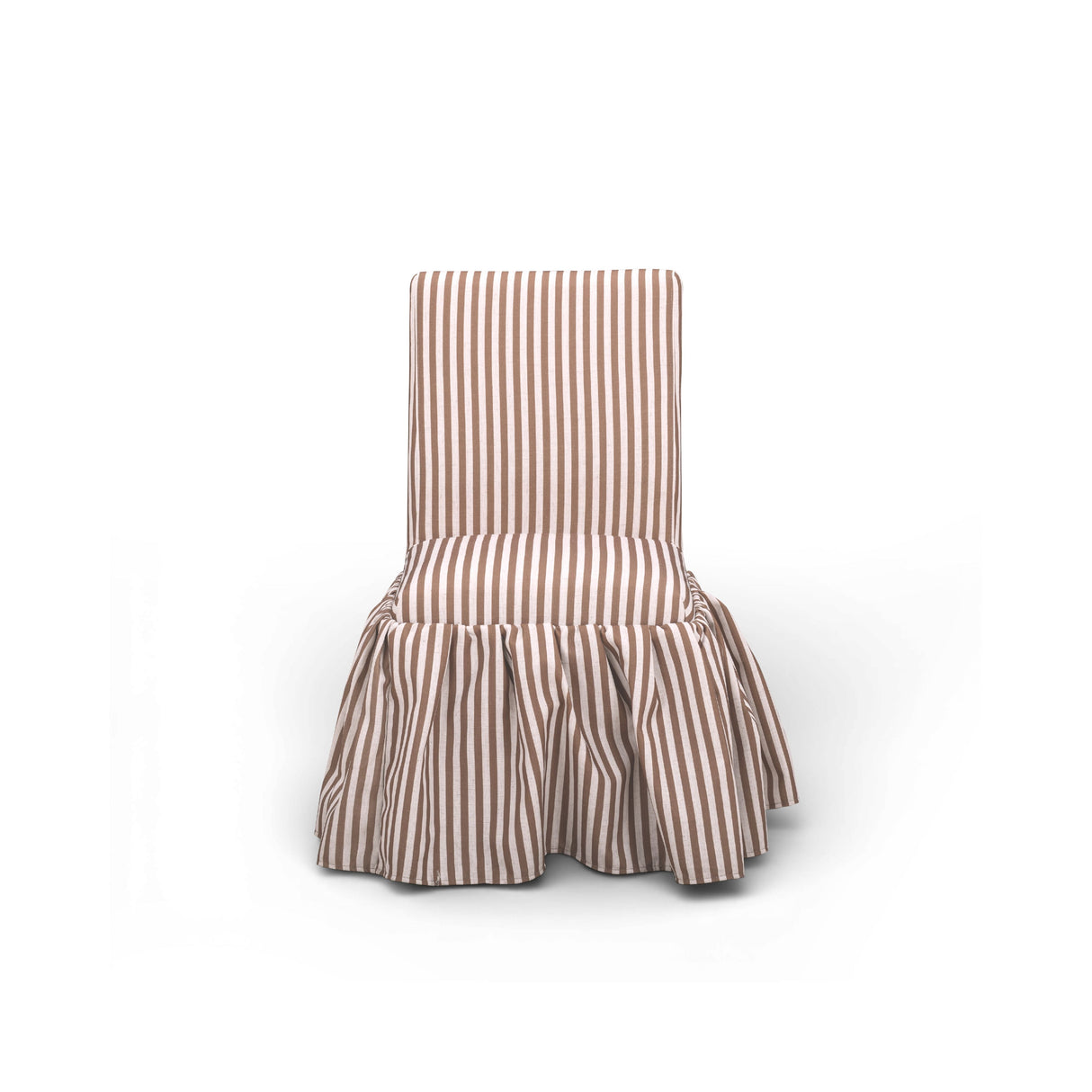 Gertrude Striped Performance Linen Skirted Dining Chair by TOV Furniture at Eve Furniture