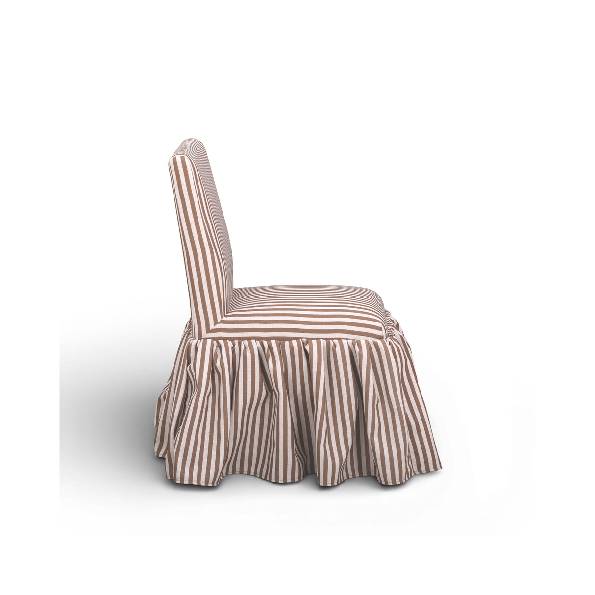 Gertrude Striped Performance Linen Skirted Dining Chair by TOV Furniture at Eve Furniture