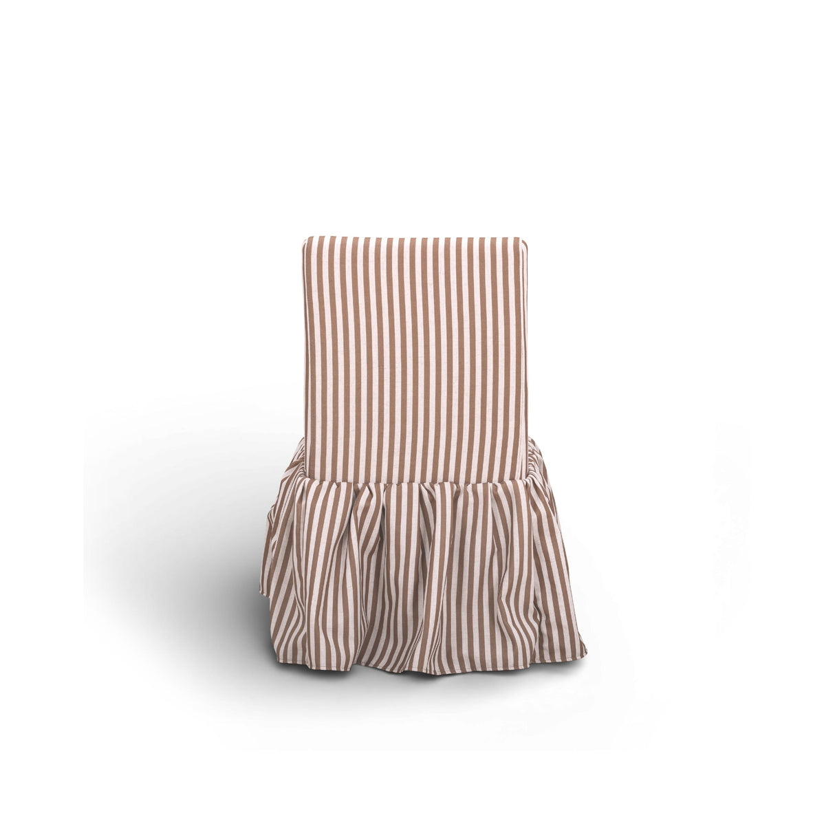 Gertrude Striped Performance Linen Skirted Dining Chair by TOV Furniture at Eve Furniture