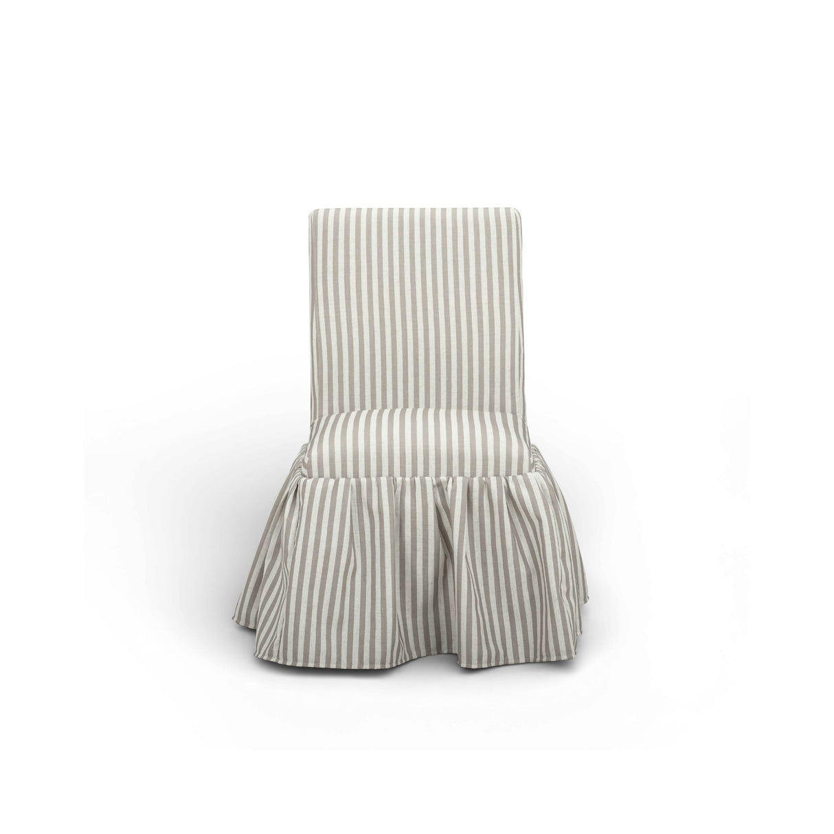 Gertrude Striped Performance Linen Skirted Dining Chair by TOV Furniture at Eve Furniture