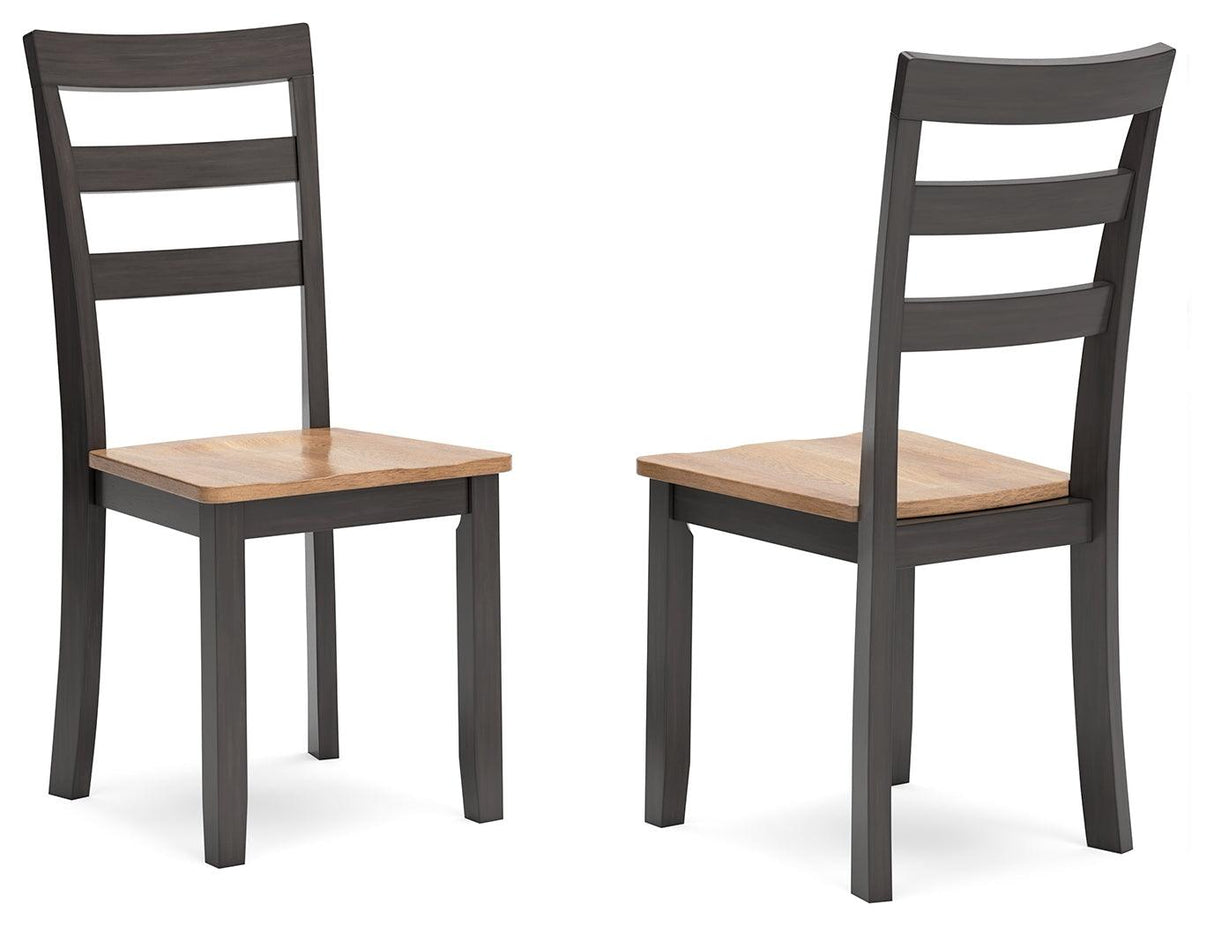 Gesthaven Natural/Brown Dining Chair, Set of 2 by Ashley at Eve Furniture
