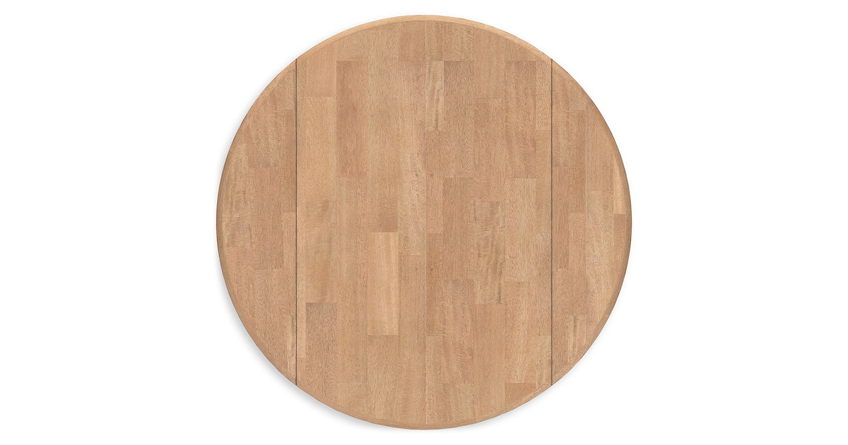 Gesthaven Natural/Brown Dining Table and 2 Chairs by Ashley at Eve Furniture