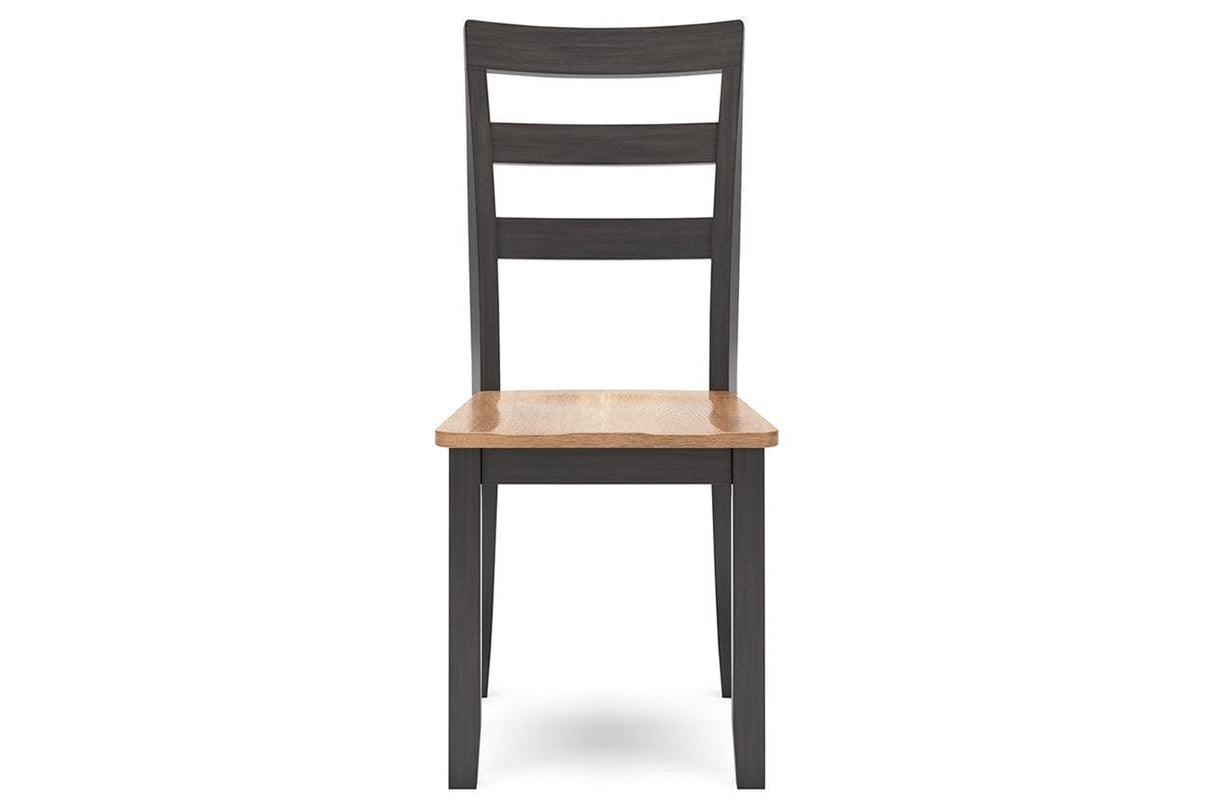 Gesthaven Natural/Brown Dining Table and 2 Chairs by Ashley at Eve Furniture