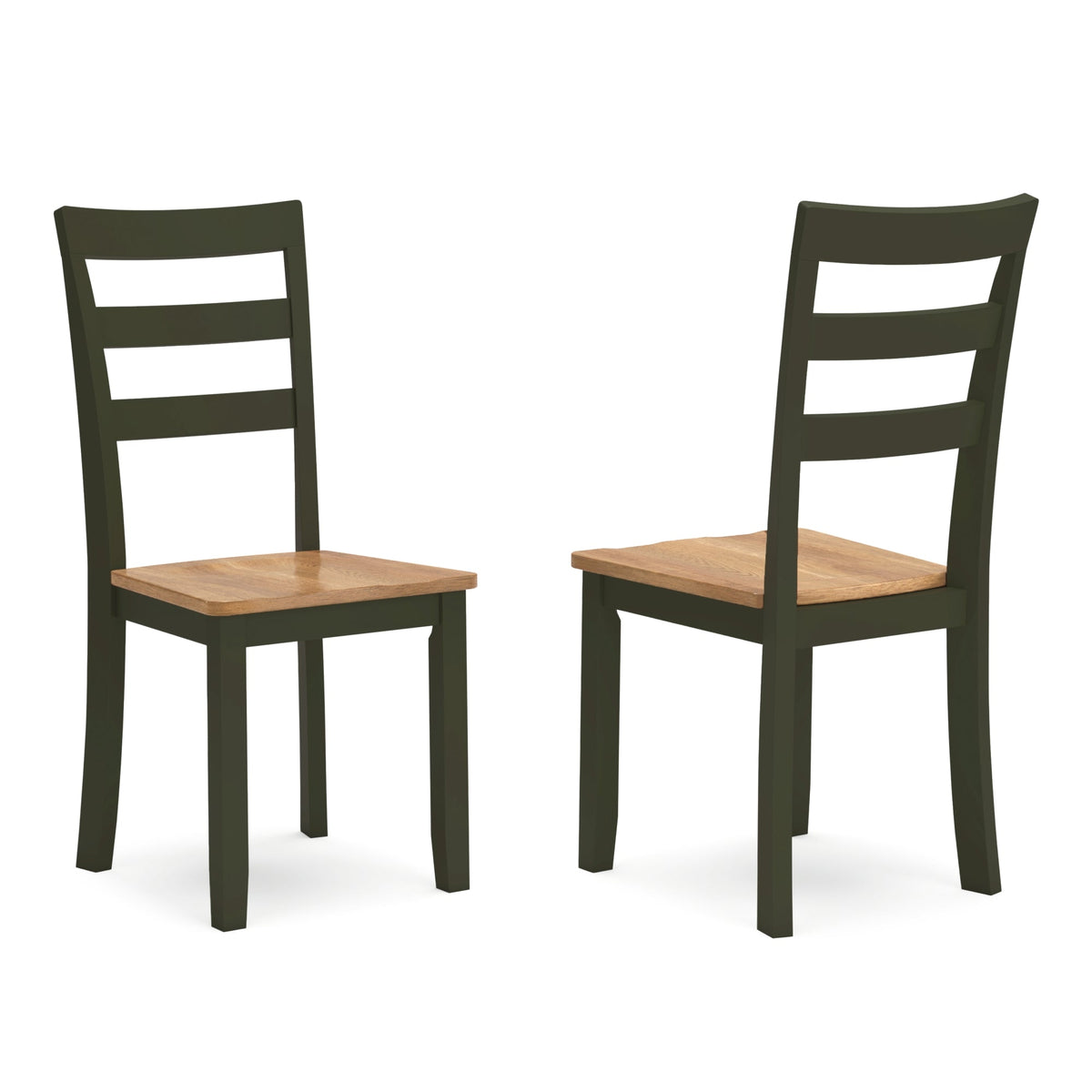Gesthaven Natural/Green Dining Table and 2 Chairs by Ashley at Eve Furniture