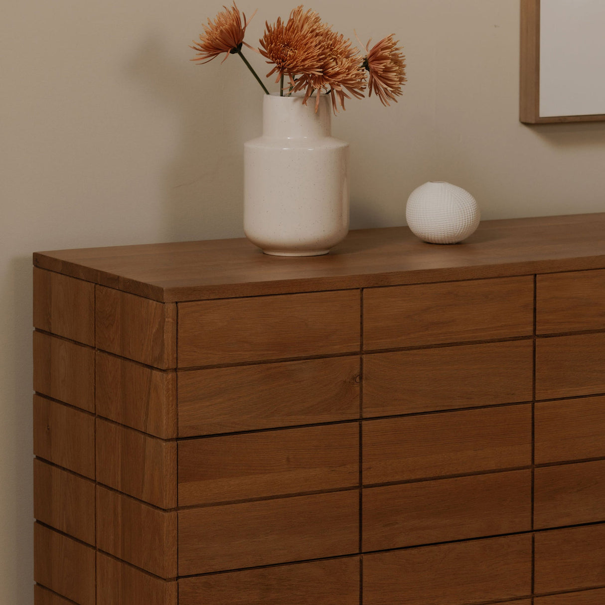 Gia Brown 6 Drawer Dresser by MOES at Eve Furniture
