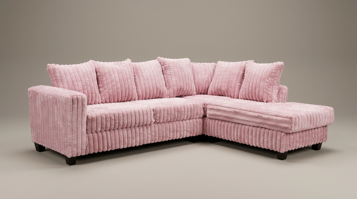 Gia Pink RAF Sectional by New Era Innovations at Eve Furniture