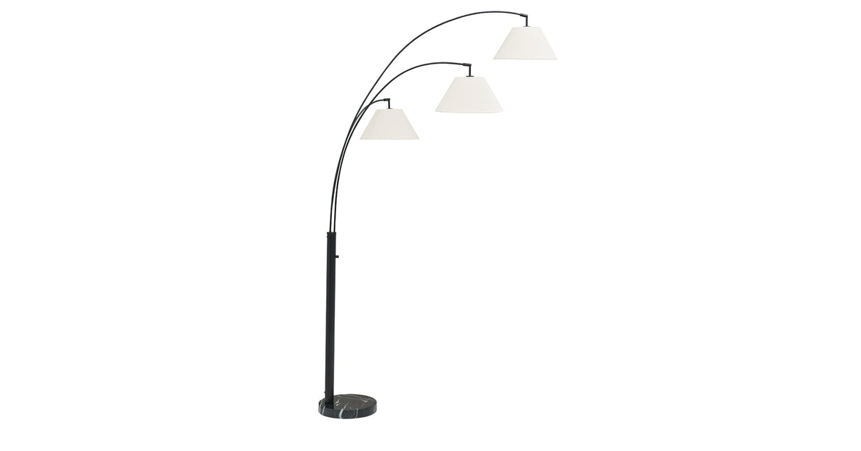 Gibbswellner Black Arc Lamp by Ashley at Eve Furniture