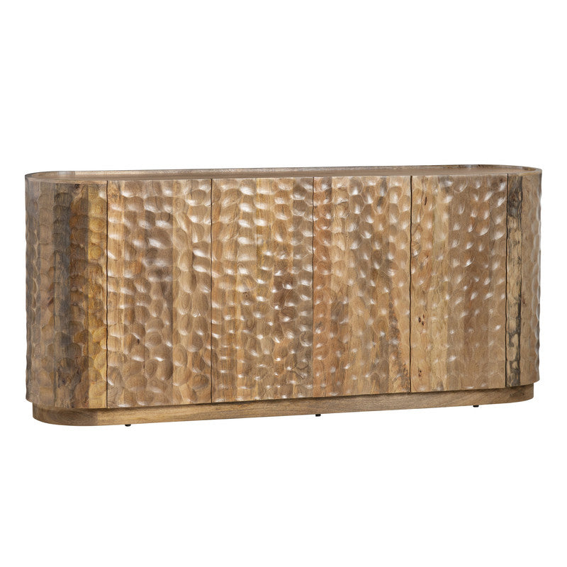 Gibson Brown Four-Door Sideboard by Crestview at Eve Furniture