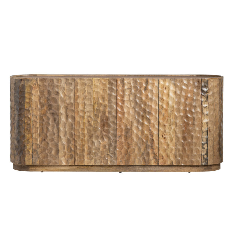 Gibson Brown Four-Door Sideboard by Crestview at Eve Furniture