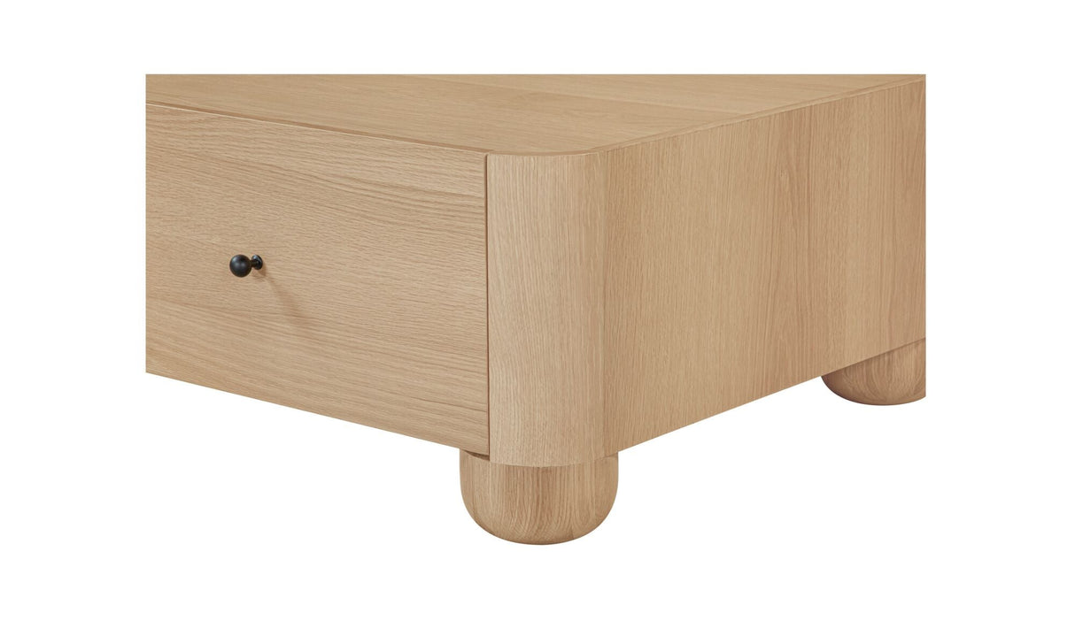 Gibson Coffee Table Natural by Moe's Home at Eve Furniture