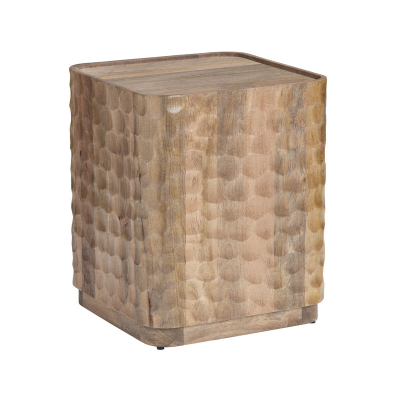 Gibson Natural Brown End Table by Crestview at Eve Furniture