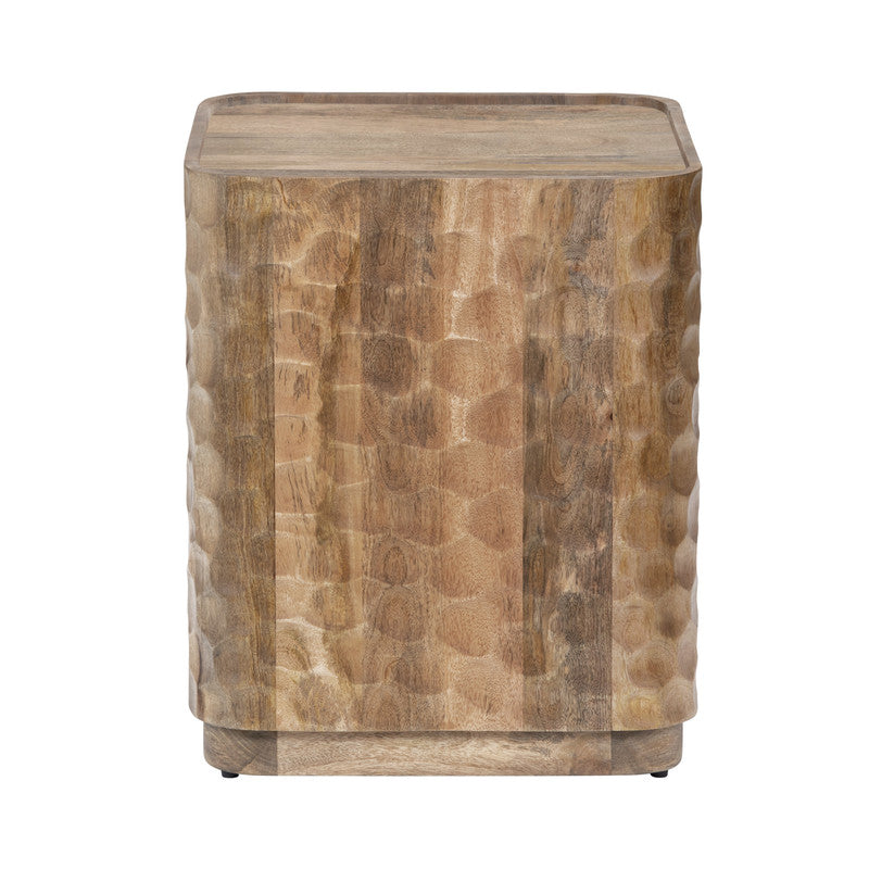 Gibson Natural Brown End Table by Crestview at Eve Furniture