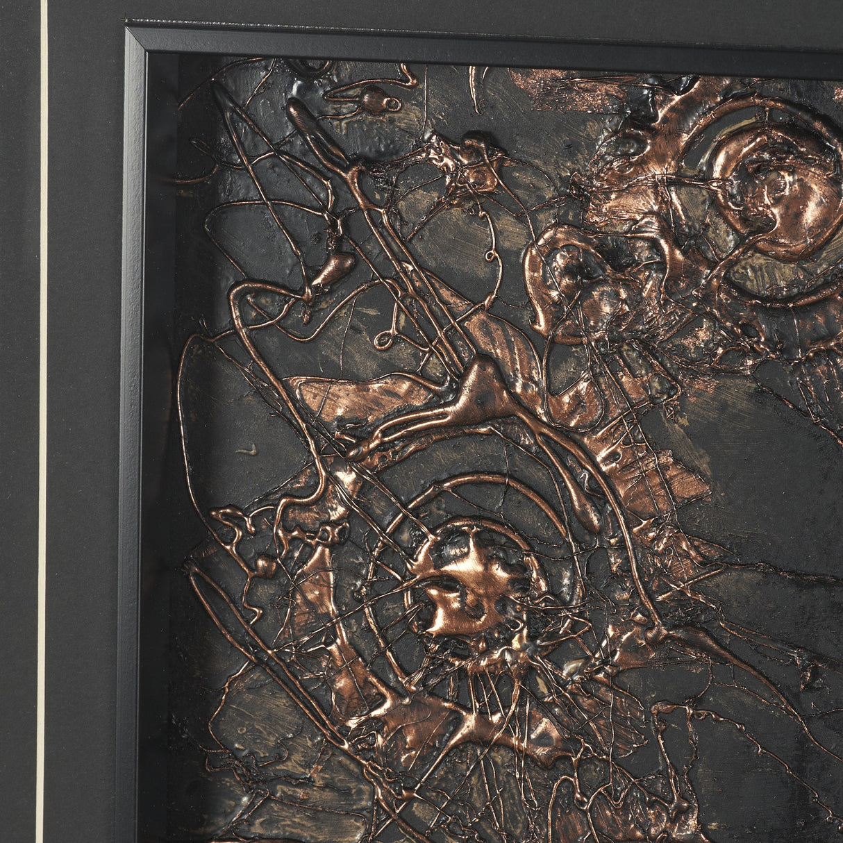 Gilded I by Mercana Studio Handmade Original Framed Artwork Matted under Glass by Mercana at Eve Furniture
