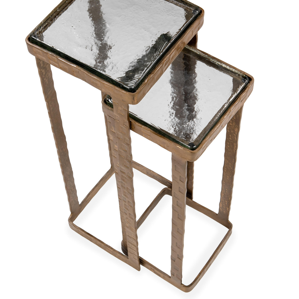 Gillian Brass Nesting Accent Tables (Set of 2) by Classic Home at Eve Furniture