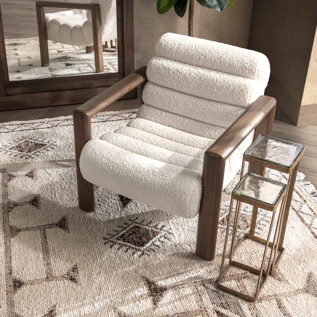 Gillian Brass Nesting Accent Tables (Set of 2) by Classic Home at Eve Furniture