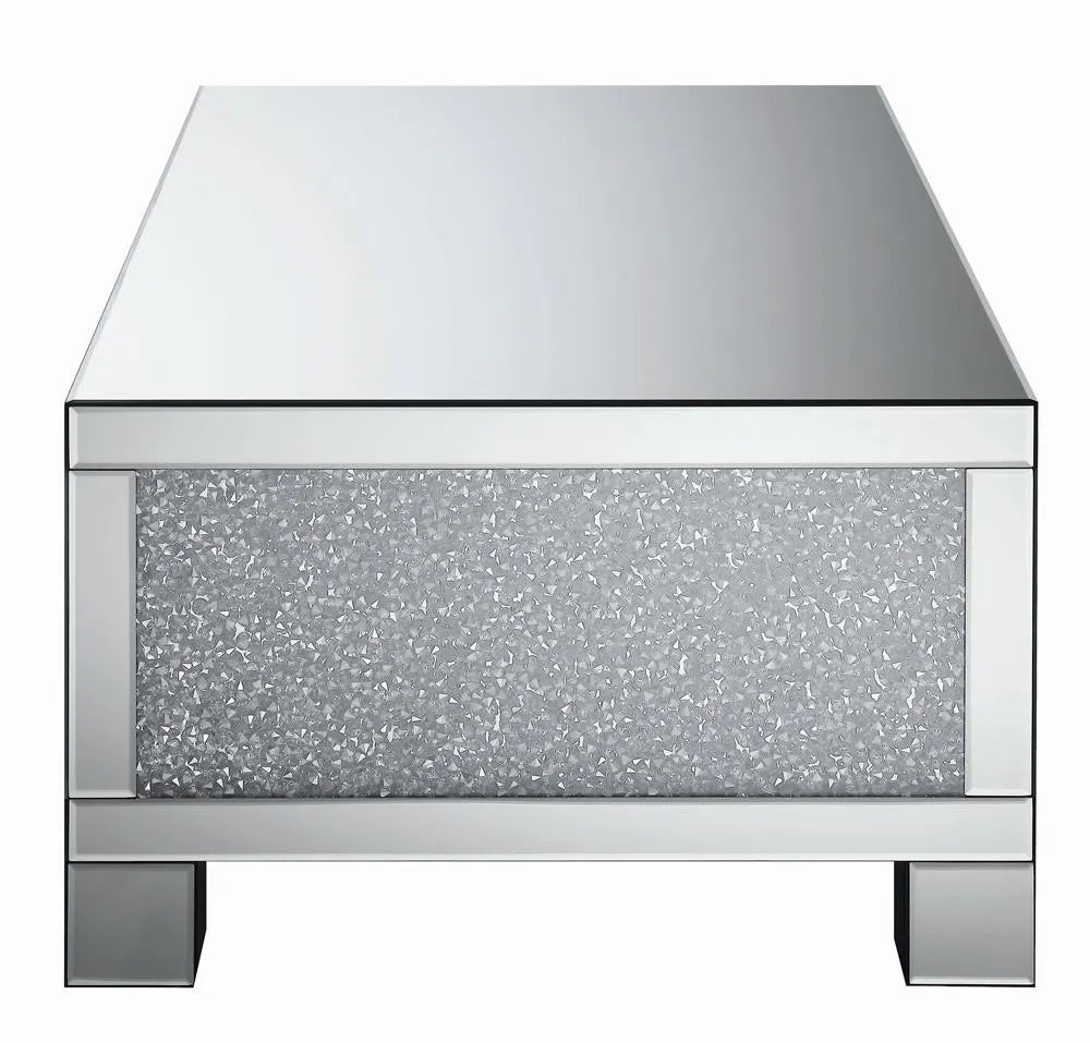 Gillian Clear Mirror Rectangular Coffee Table by Coaster at Eve Furniture