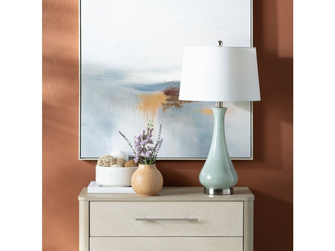 Gillian Green Table Lamp (Set of 2) by Crestview at Eve Furniture