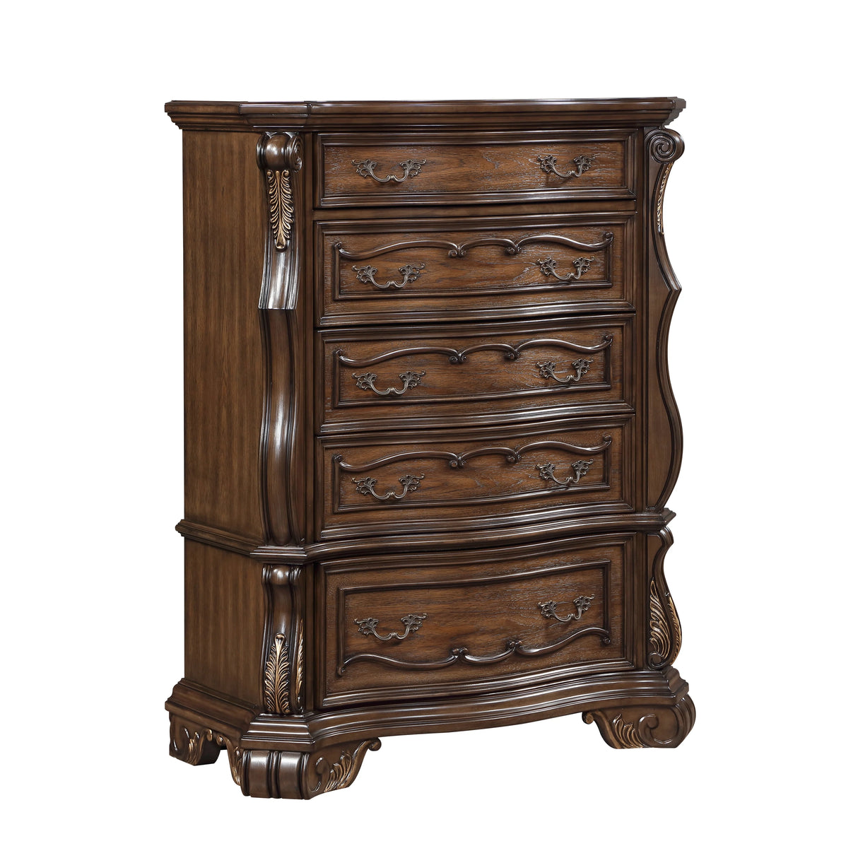 Gilmartin Dark Brown Chest by Homelegance at Eve Furniture
