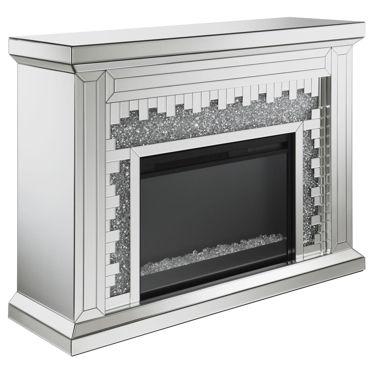Gilmore Rectangular Freestanding Fireplace Mirror by Coaster at Eve Furniture