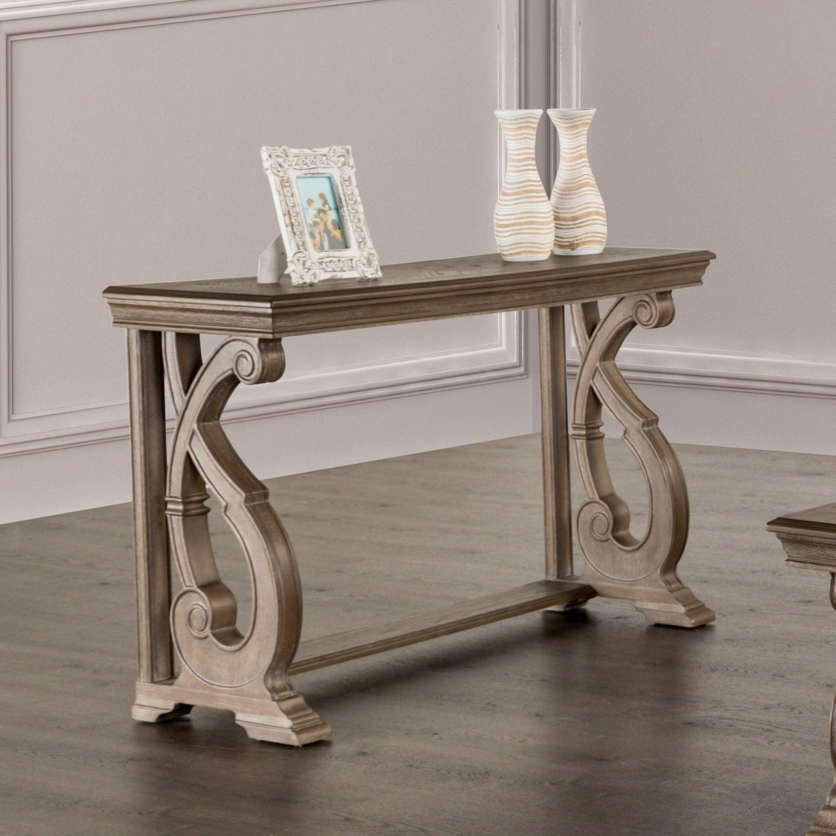 Giordani Weathered Oak Sofa Table by Furniture of America at Eve Furniture