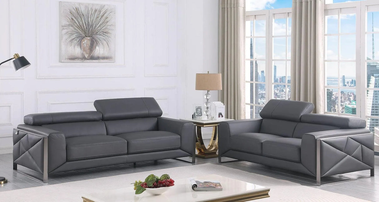 Giorgio Grey Living Room Set by New Era Innovations at Eve Furniture