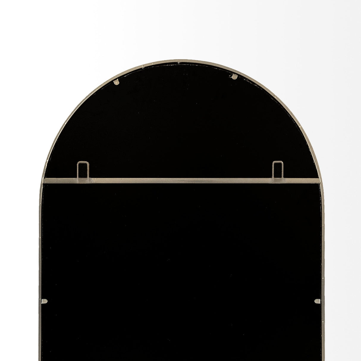 Giovanna Gold Metal Frame Rounded Arch Vanity Mirror by Mercana at Eve Furniture