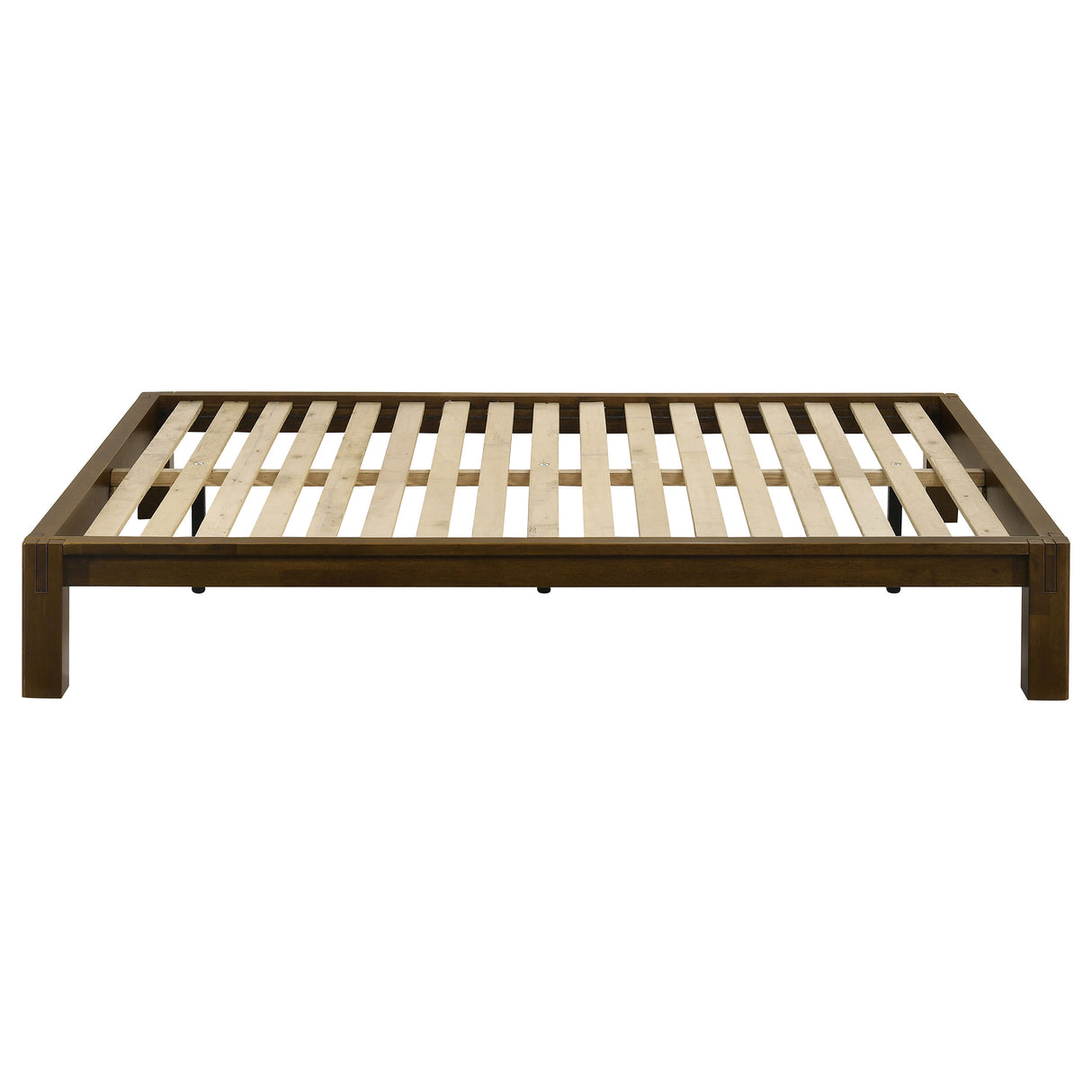 Gislen Walnut Queen Easy Assembly Wood Platform Bed by Coaster at Eve Furniture