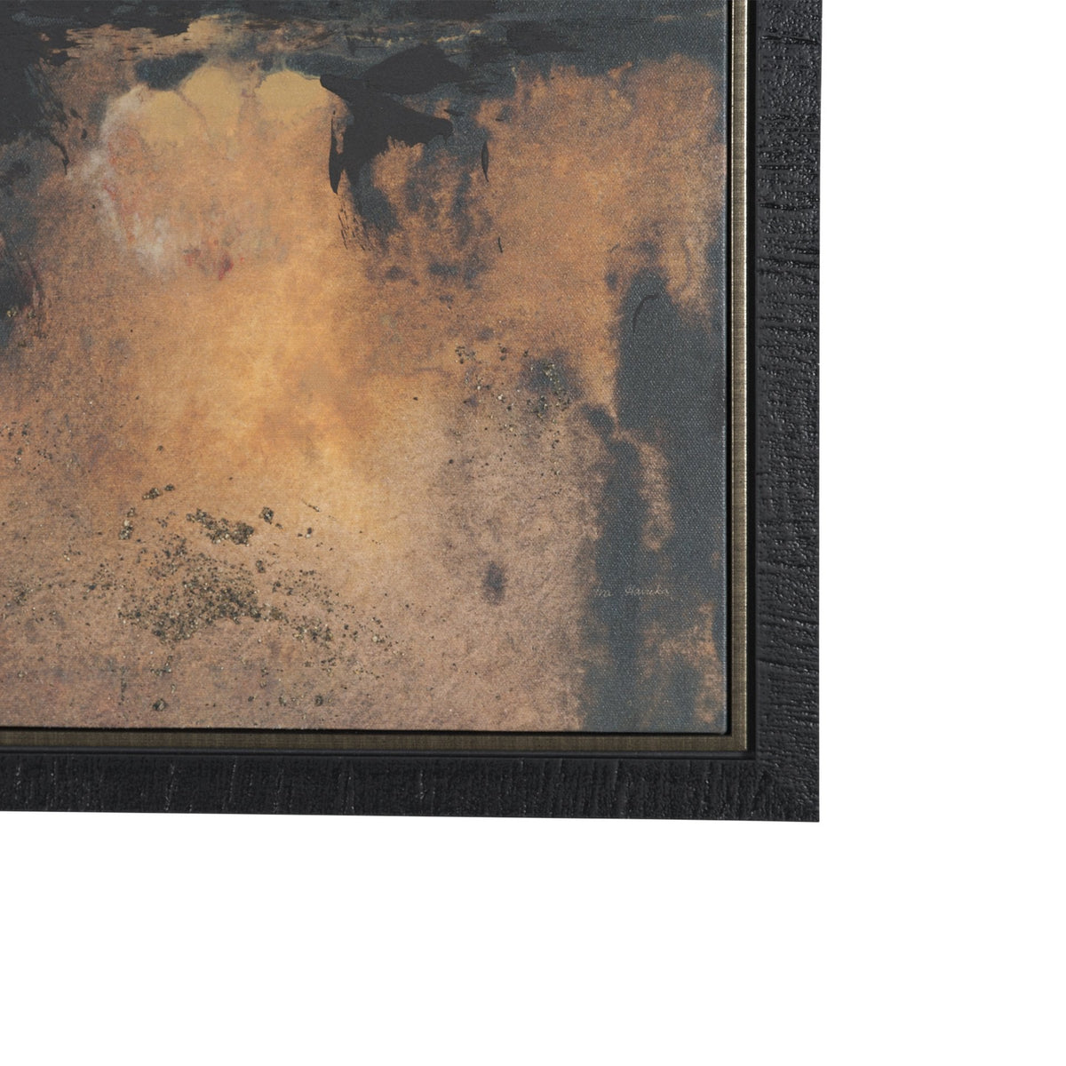 Give or Take by Ira Havuka Hand-Embellished Textured Framed Canvas Artwork by Mercana at Eve Furniture