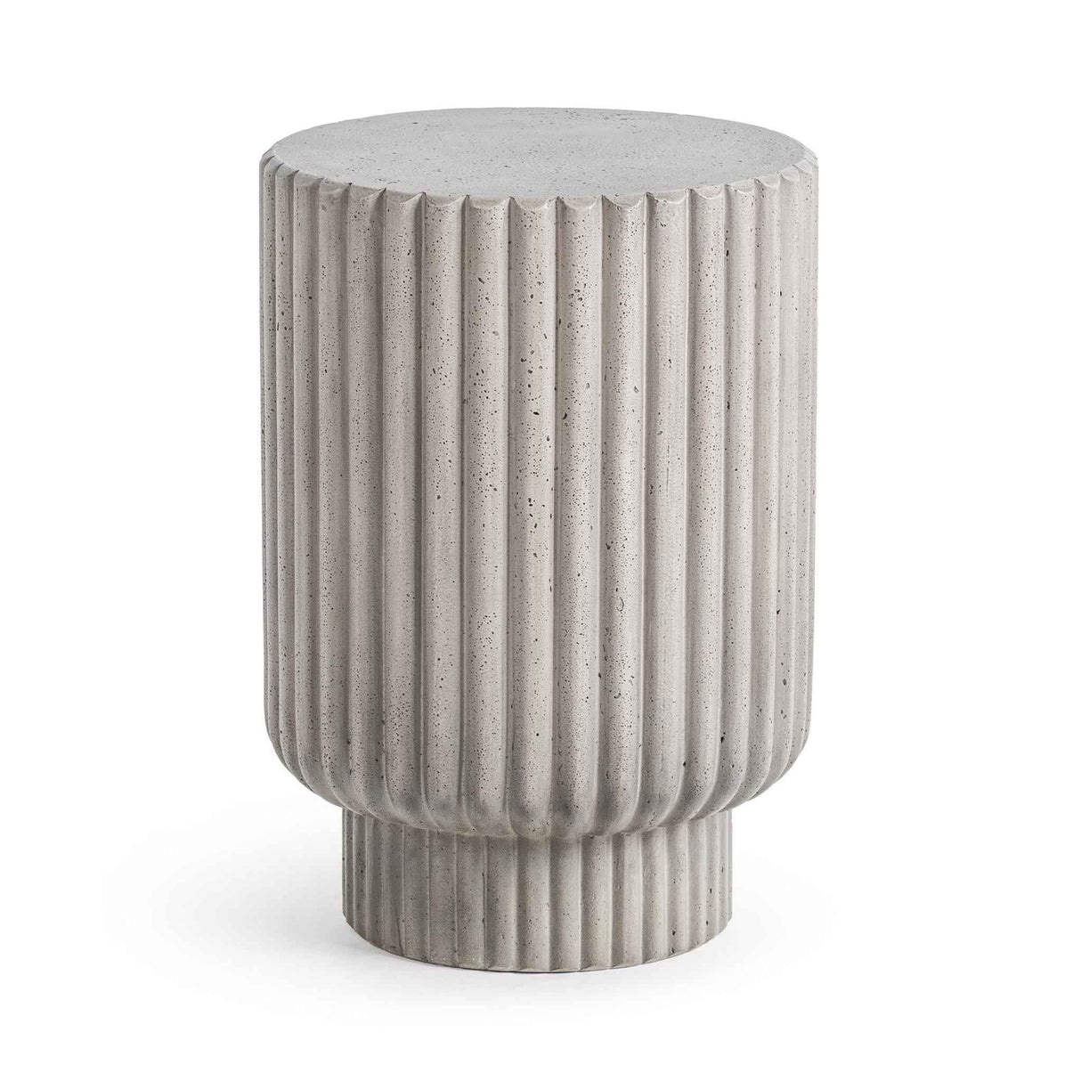 Givens Light Gray Outdoor Accent Table by Classic Home at Eve Furniture