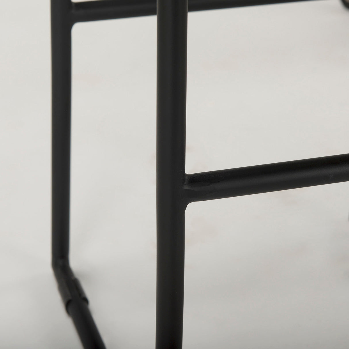 Givens Natural Wood W/Black Metal Frame Bar Stool by Mercana at Eve Furniture