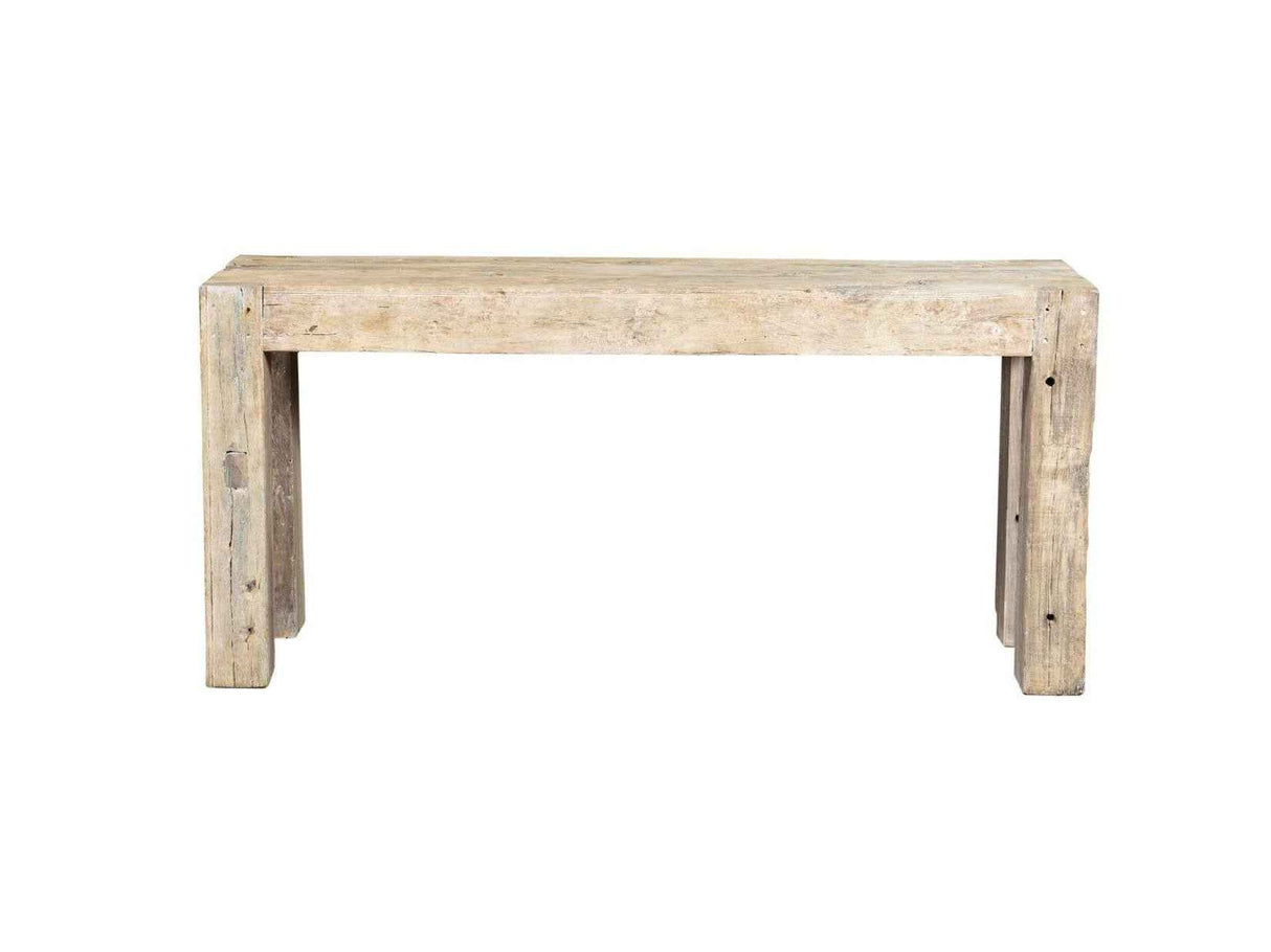 Giza Antique White Console Table by Classic Home at Eve Furniture