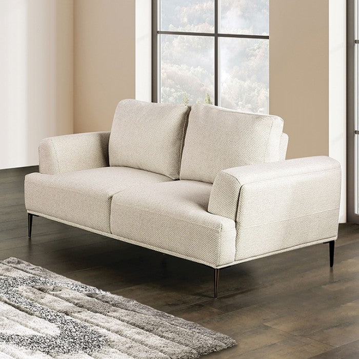 Gladbach Beige Upholstery Living Room Set by Furniture of America at Eve Furniture